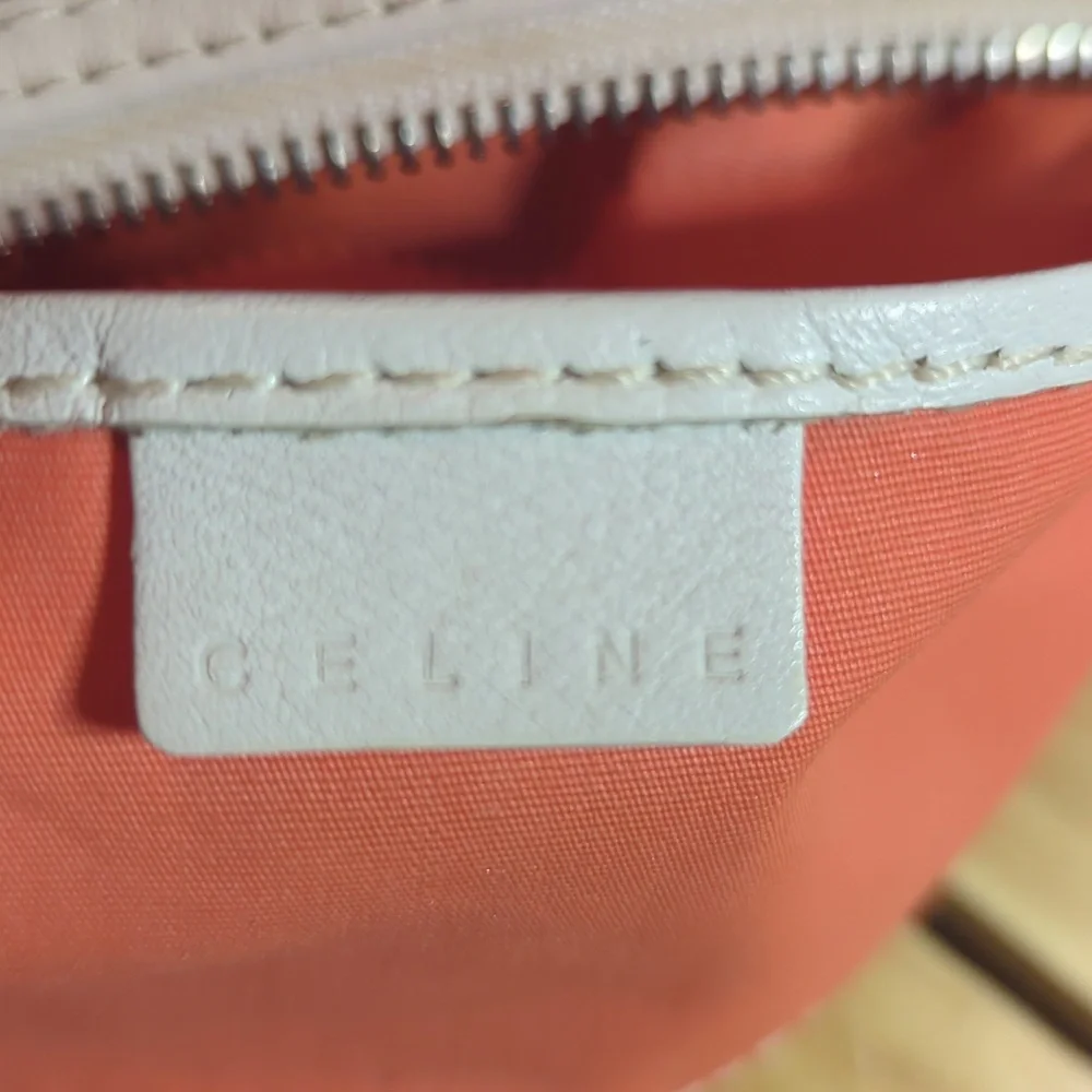 Celine Pink and Red Patterned Shoulder Bag Almost In New Condition - Picture 3 of 7